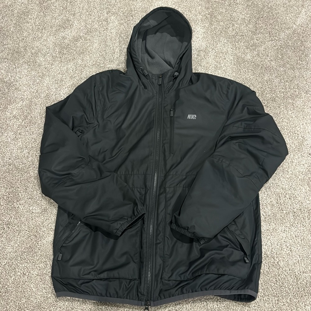 Nike thermal Windrunner fleece lined wind breaker jacket